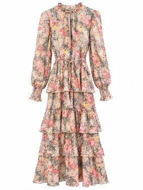 Floral Tiered Dress
